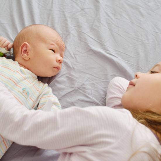 Foto af barn og baby