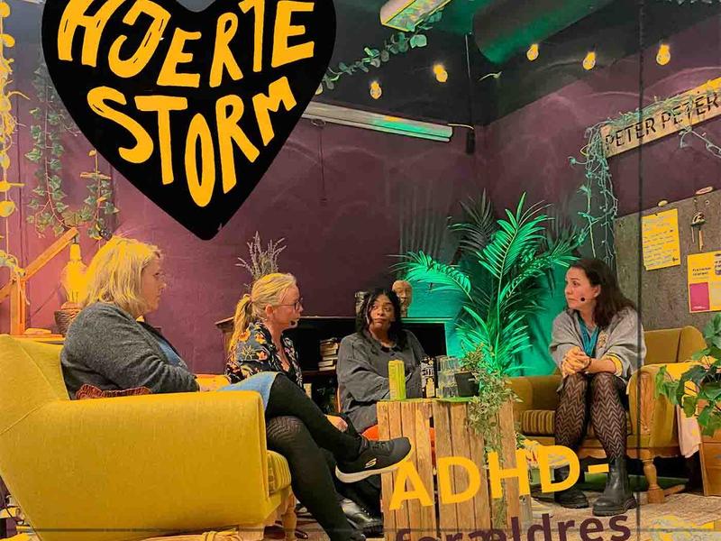 Foto fra optagelse af afsnittet ADHD-forældres bekendelser