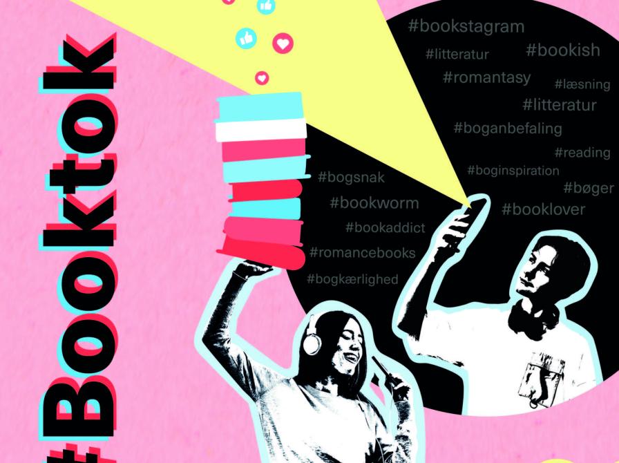 Forside illustration af emnelisten #Booktok