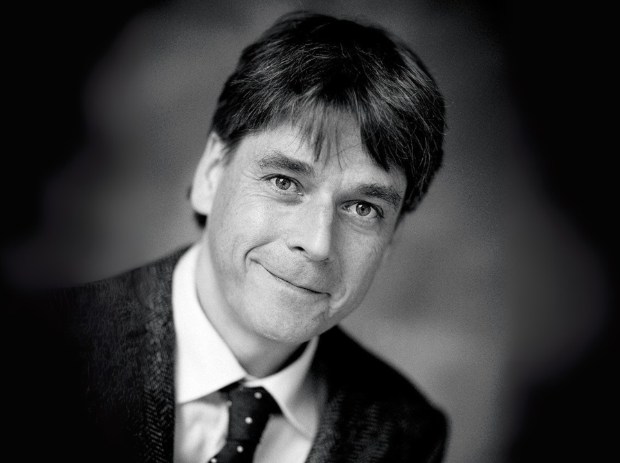 Sort-hvidt foto af Peter Lund Madsen